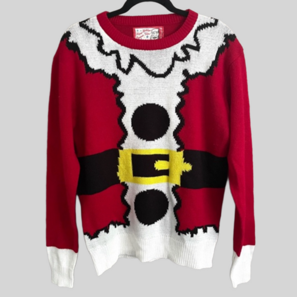 Santa Ugly Christmas Sweater - M, Unisex